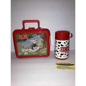 Vintage 1992 NEW DISNEY’S 101 DALMATIANS ALADDIN LUNCHBOX W/Thermos Never Used